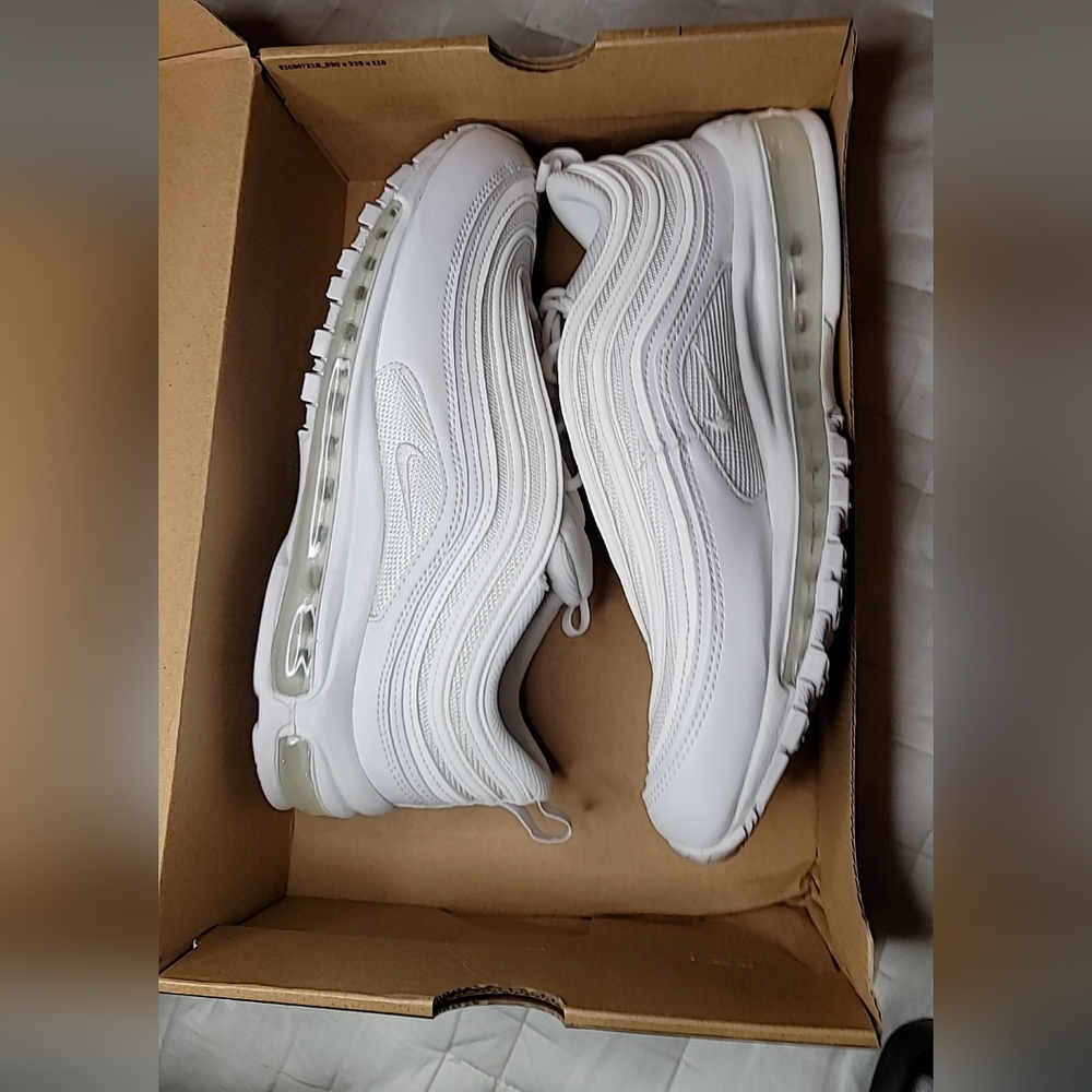 ***SOLD*** Nike Air Max 97' in all white size 11.5 womens or 10 men